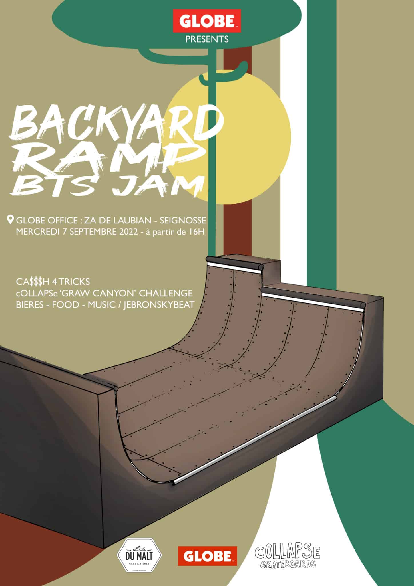 backyard ramp bts jam globe