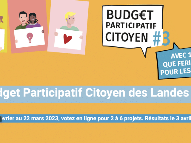 budget participatif citoyen Landes