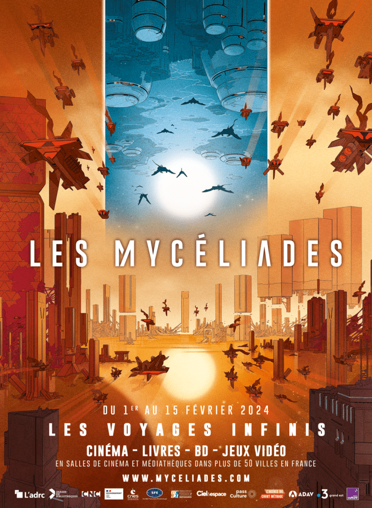 affiche festival science fiction les mycéliades