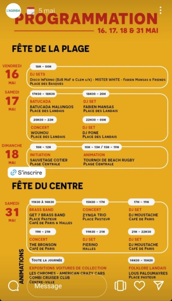 fêtes de la plage hossegor 2025