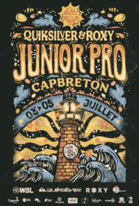 Quiksilver Roxy Junior Pro du 3 au 5 juillet, plage du Santocha à Capbreton ! étape française Junior Tour européen par WSL + Mc Box Event landes
