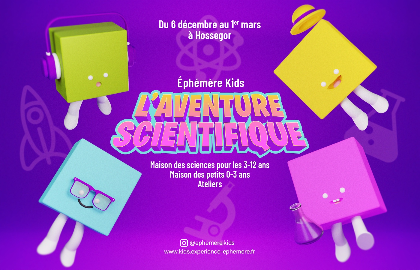 Ephemere kids aventure scientifique hossegor