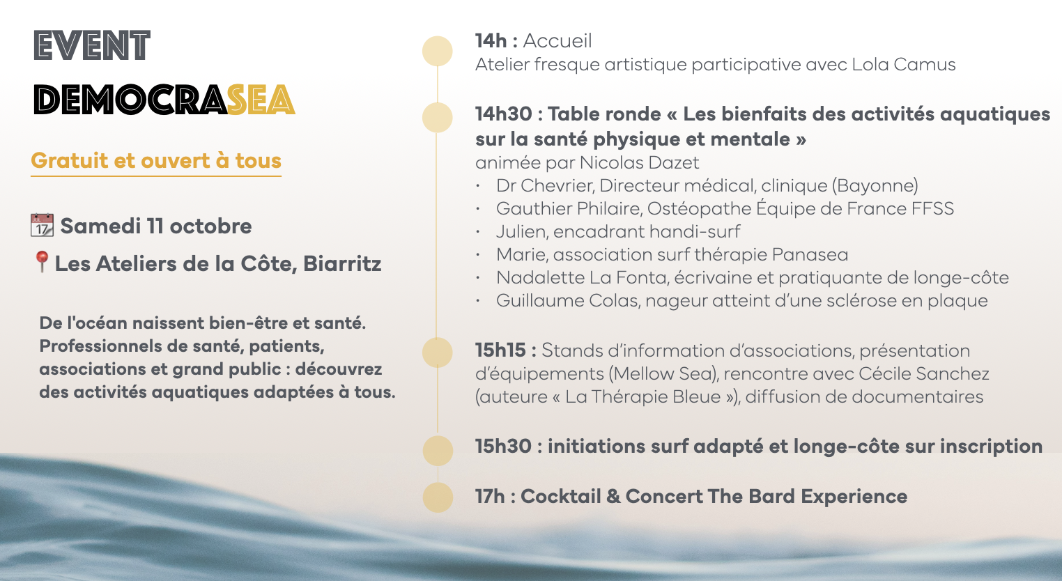 Democrasea biarritz bienfait ocean