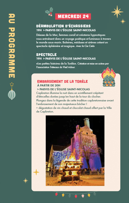 24 decembre à capbreton torel