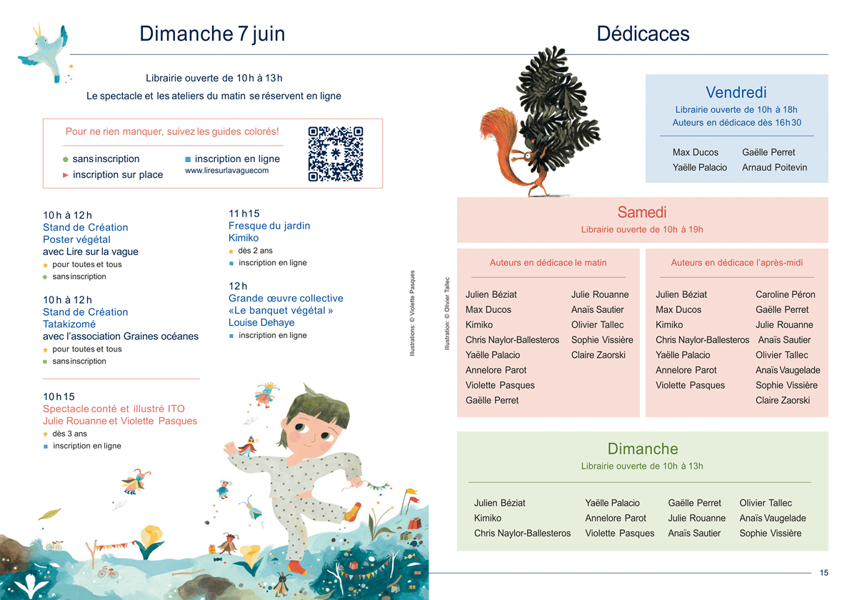 lire sur la vague 2026 programme