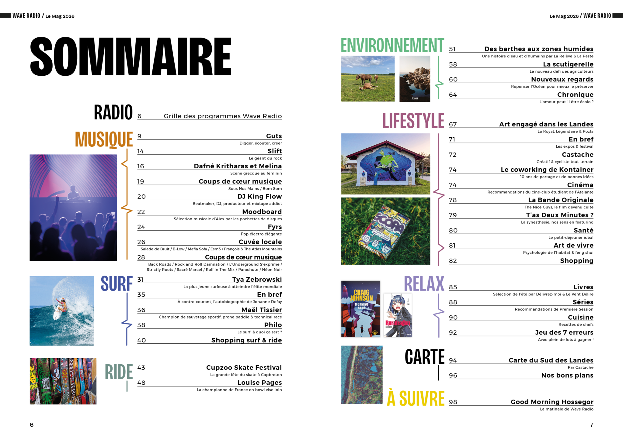 sommaire magazine wave radio 2026