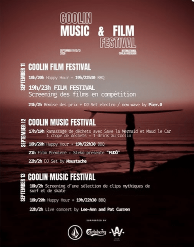 coolin Music & Film Festival 2026 Hossegor