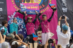 Podium quiksilver festival hossegor landes Hughie Vaughan _ Kash Brown